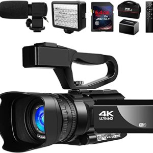 Video Camera 4K Camcorder Vlogging Camera