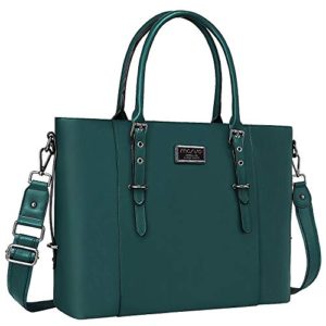 Laptop Leather Tote Bag for Women