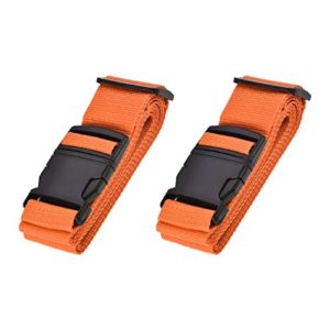 uxcell Luggage Straps Suitcase Belts with Buckle Label