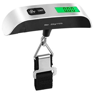 Electronic Backlit Luggage Scale up to 110lb (50kg) Capacity