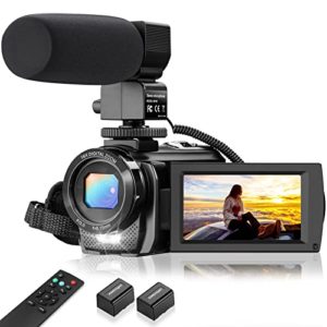 YouTube Video Camera Camcorder 2 Batteries