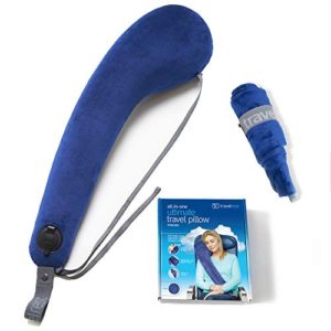 Therapeutic Memory Foam Travel & Neck Pillow