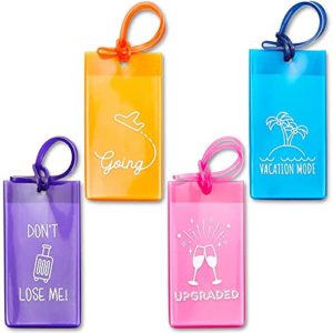 Funny Colorful Luggage Tags for Women