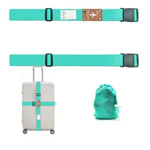 CHMETE 2 PCS Luggage Straps Suitcase Belts