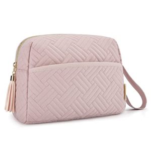BAGSMART Elegant Roomy Cosmetic Pouch for Purse
