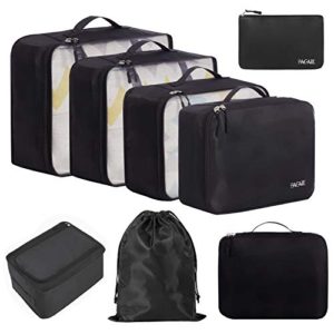 Lightweight Travel Luggage Organizers with Shoe Bag