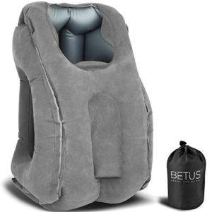 Betus Dreamer Comfort Inflatable Travel Pillow for Airplane