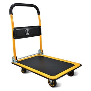 Push Cart Dolly by Wellmax, Moving Platform Hand Truck