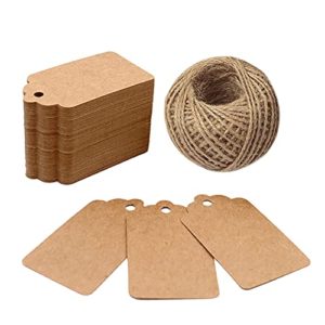 Kraft Paper Gift Tags 100 PCS Paper Tags