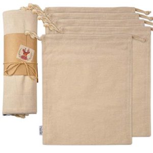 Drawstring‌ ‌‌Sack‌ Organic Cotton‌ ‌Produce‌ ‌Bags