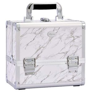 Joligrace Makeup Train Case Cosmetic Box