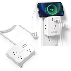 USB Power Strip with 10-Foot Long Cord