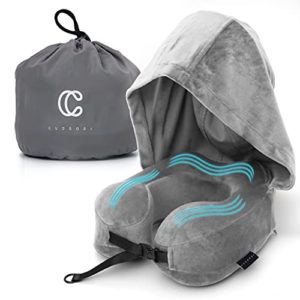 Cuddool Hoodie Travel Pillow Memory Foam