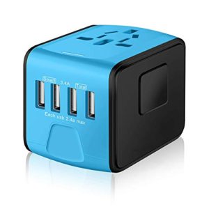 SAUNORCH Universal International Travel Power Adapter