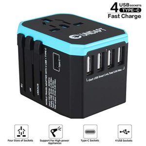 International Plug Adaptor Outlet Wall Charger Converter