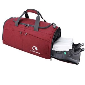 Travel Duffel bag with Wet Pocket & Shoes Compartment 