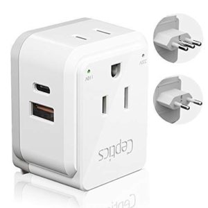 Italy, Chile, Rome Power Plug Adapter Travel Set