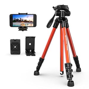 GEEKOTO 56" Camera Tripod with Travel Bag