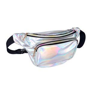 Geestock Fanny Packs for Women holographic Bags