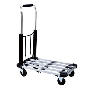 Aluminum Alloy Platform Cart with 4-Wheel