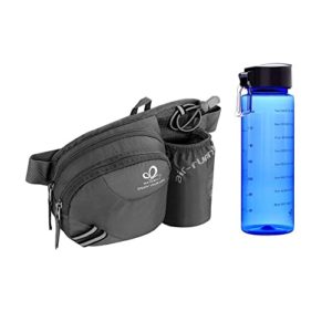 WATERFLY Hiking Waist Bag Fanny pack with Water Bottle