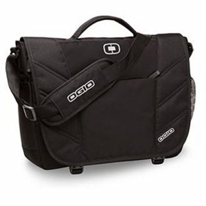 Black Upton Computer Laptop Messenger Bag/Briefcase