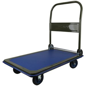 Olympia Tools Folding & Rolling Flatbed Cart for Loading