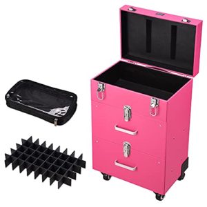 Byootique Rolling Makeup Train Case Pro Large