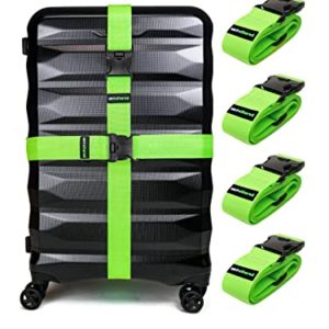 Untethered 4-Pack Luggage Straps