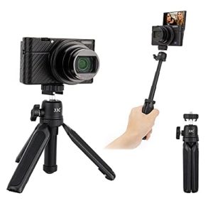 JJC 2 in 1 Extendable Mini Vlogging Tripod and Selfie Stick