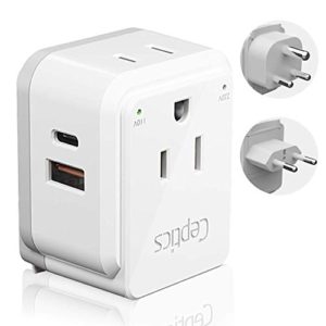 India, Maldives Power Plug Adapter Travel Set Ceptics