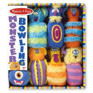 Melissa & Doug Monster Plush 6-Pin Bowling Game