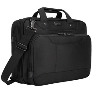 Targus Corporate Traveler Laptop Briefcase for Slim Commute
