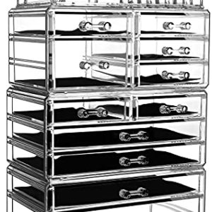 Cq acrylic Clear Makeup Organizer And Storage