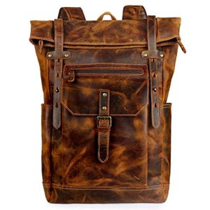 G-FAVOR Genuine Leather Backpack