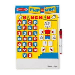 White Board Flip to Win Travel Hangman Game