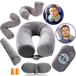 Point2Points Twist Memory Foam Travel Pillow