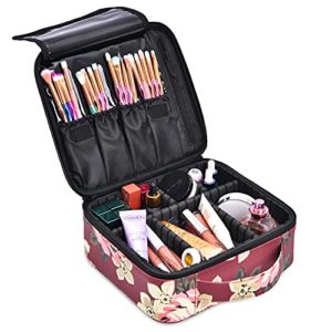 ibeacos Makeup Bag Travel Cosmetic Case