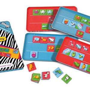 The Purple Cow Magnetic to Go Zoo Rummy Travel Games