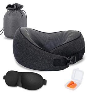 CSJT 100% Pure Memory Foam Travel Pillow