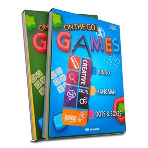 6 Portable Travel Game Activities Notepad