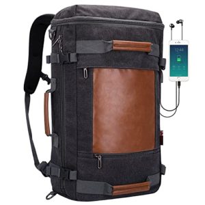 WITZMAN Travel Backpack with USB Charging Port