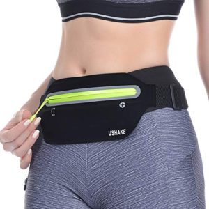 Ultra Light Bounce Free Waist Pouch Fitness Workout Belt