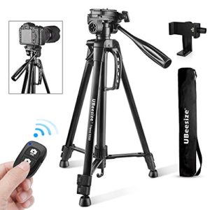 UBeesize 55-Inch Lightweight Aluminum Travel Tripod