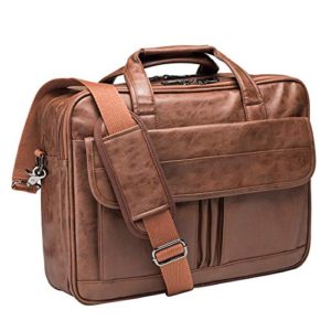 Leather 15 Inch Laptop Satchel Bag