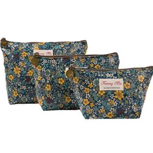 HOYOFO Cosmetic Bags Pack of 3 Makeup Bag