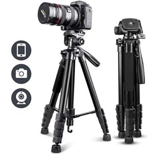Camera Tripod with Travel Bag Remote and Phone Holder