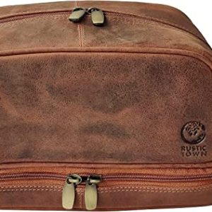 Travel Cosmetic Leather Organizer Bag