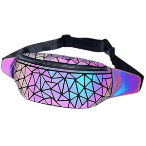 Fanny Packs Geometric Luminous Bum Bag