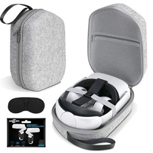 SARLAR Hard Carrying Case Compatible with Oculus Quest